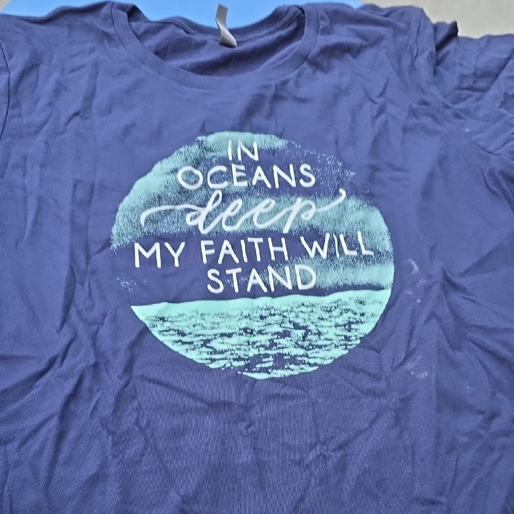 Blue Graphic Women's Top